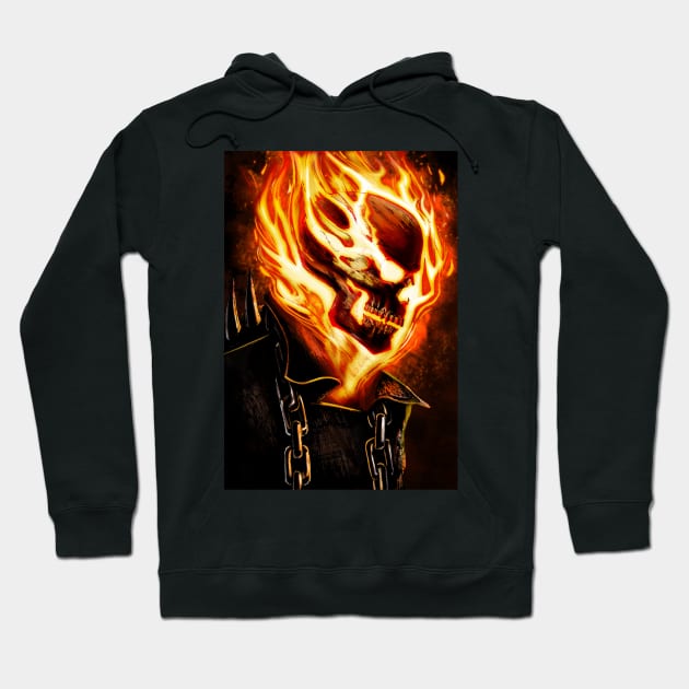 Ghost Rider - Roasted Hoodie by Jomeeo